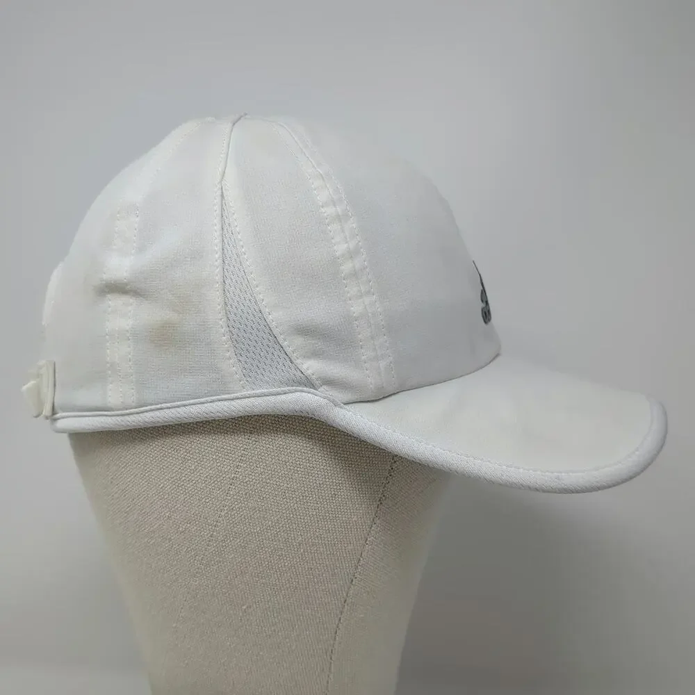 adidas Baseball Cap White One Size Climalite Mesh Performance Strapback Hat